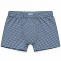 Men’s Blue Geometric Print Boxer Trunks – Small