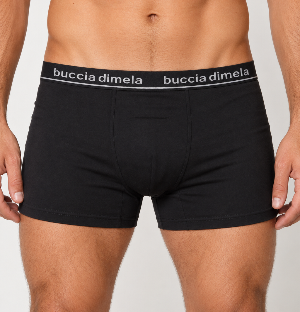 Buccia Dimela Men’s Boxer Shorts 3 Pack Black – Size Large L – New  Description
