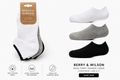 Berry & Wilson Men’s Trainer Liner Socks – 3 Pairs – UK 6–11