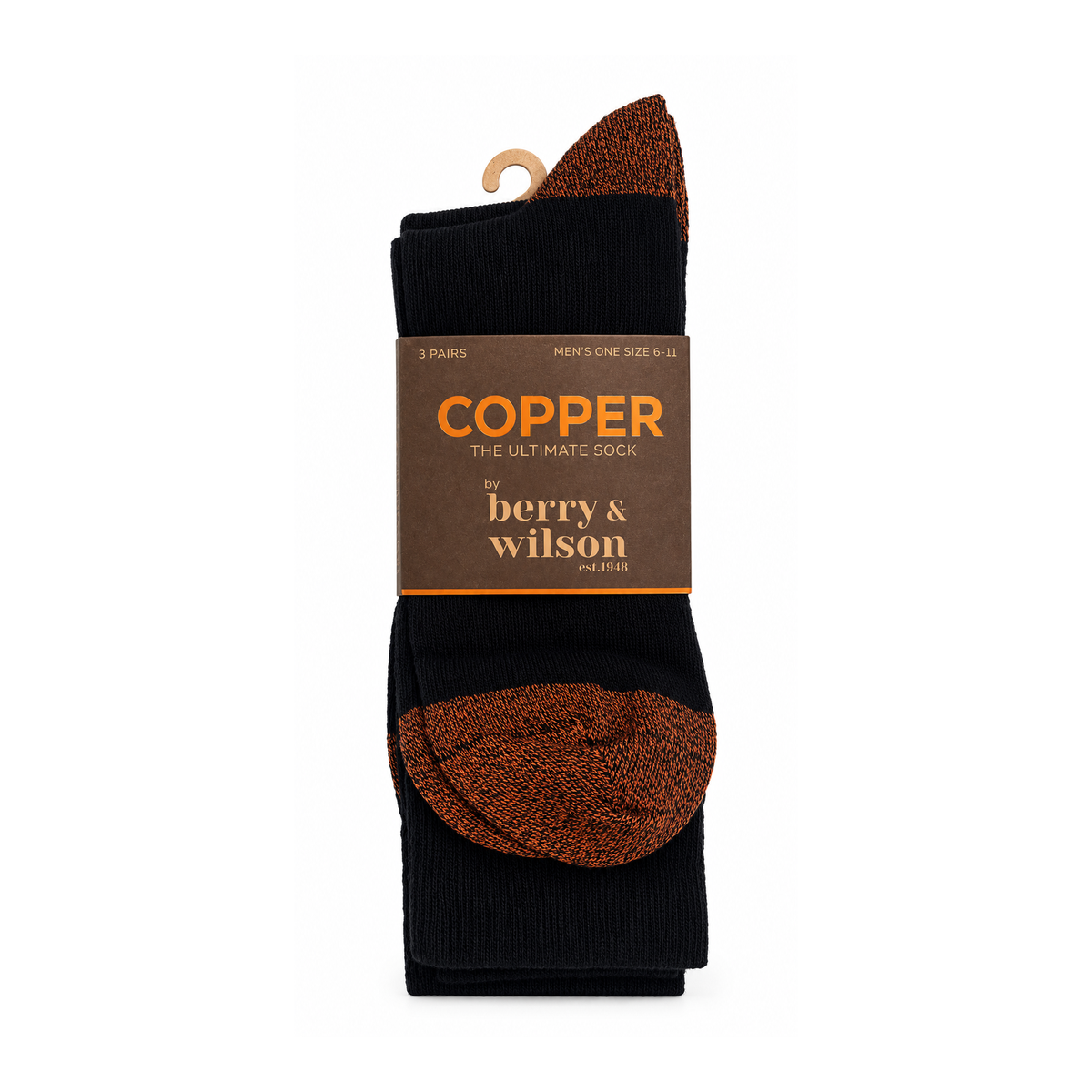 Copper, the Ultimate Sock - 3 pairs